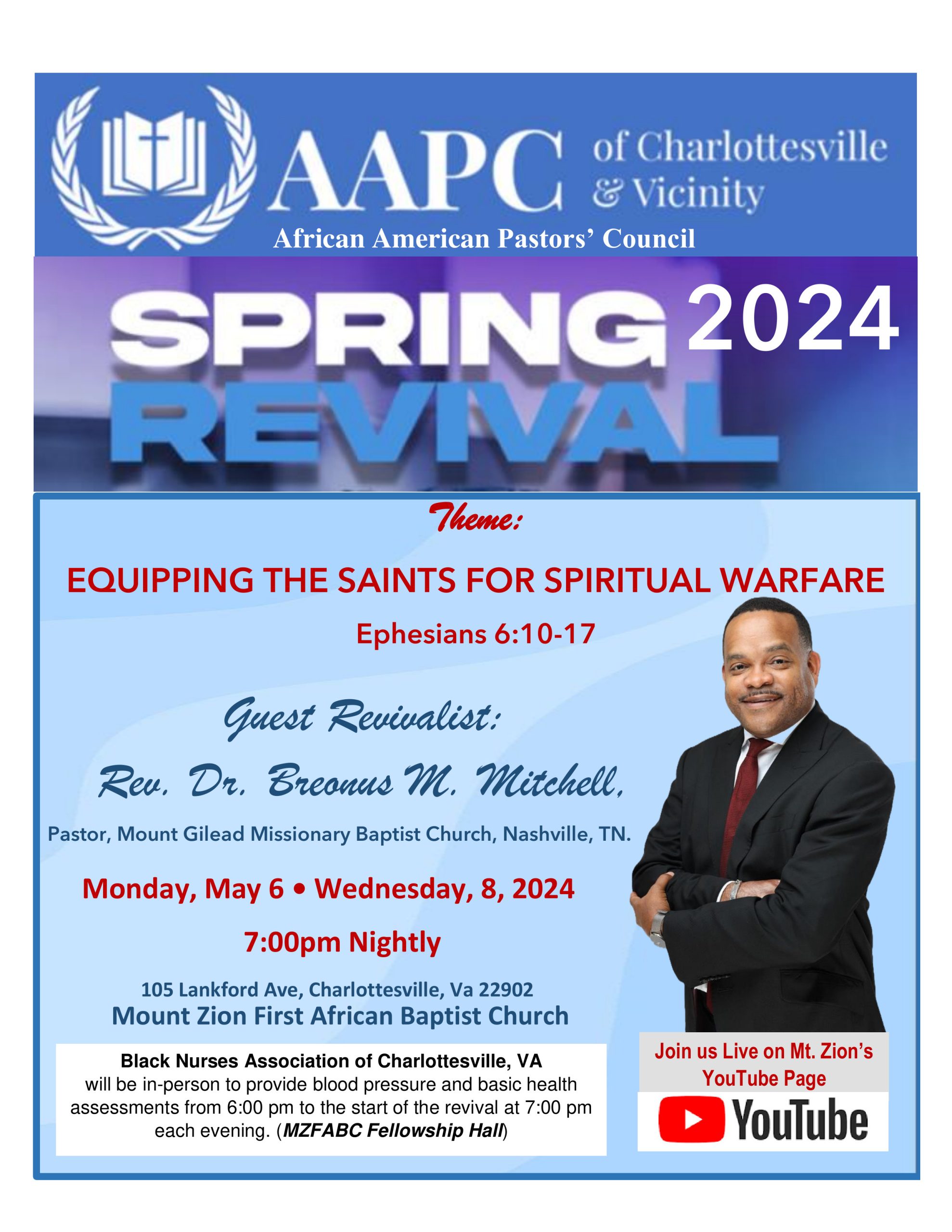 AAPC Revival 2024 Flyer
