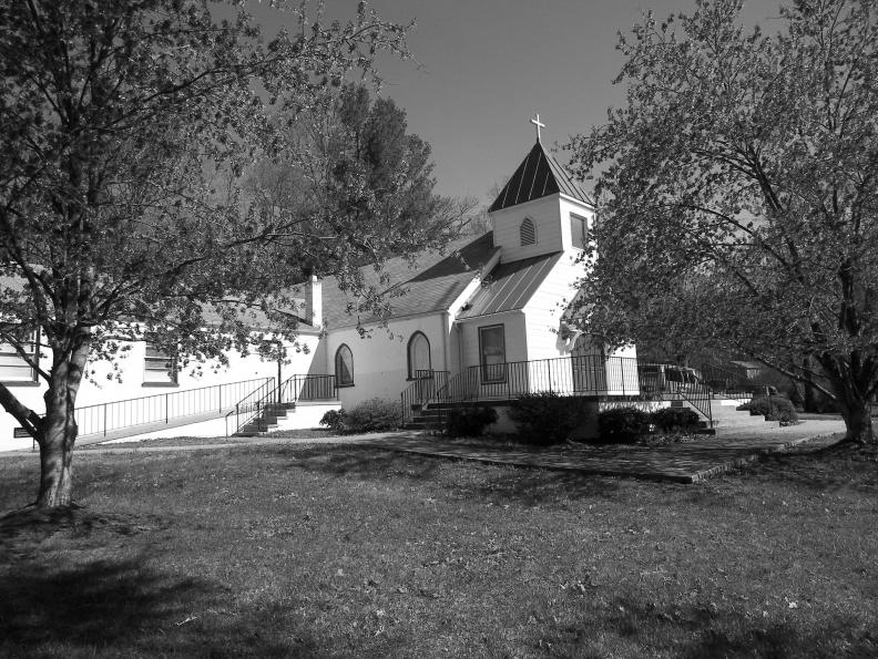 church black and white